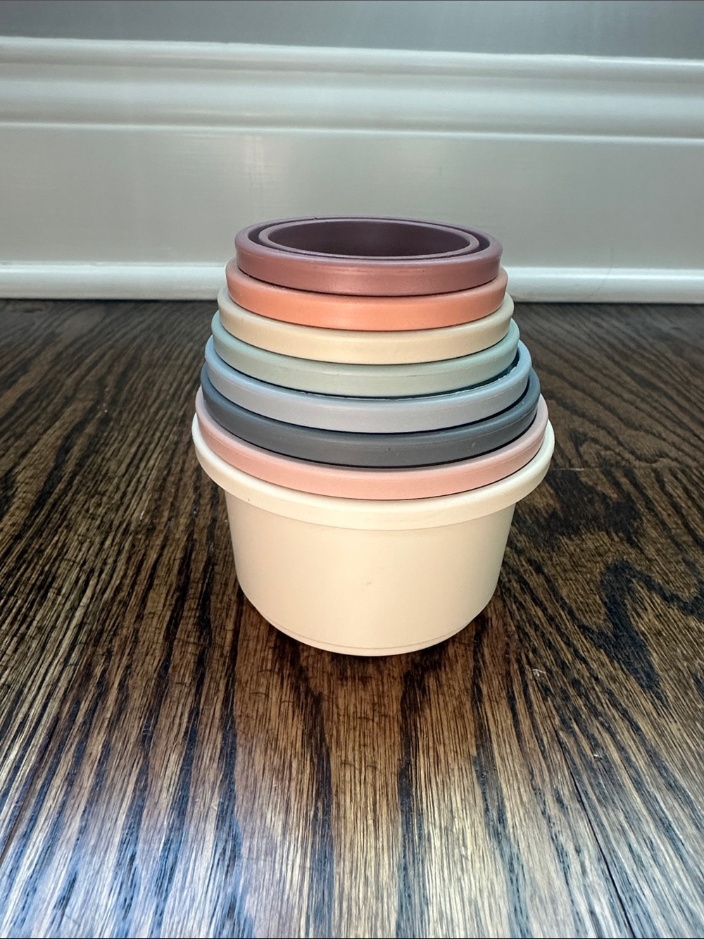 Mushie Original Stacking Cups  - 8-Piece Set